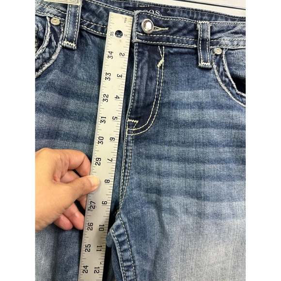 VIGOSS Women's Blue Denim Slim Boot Heritage Fit Jeans Size S14 L32 - Picture 11 of 16